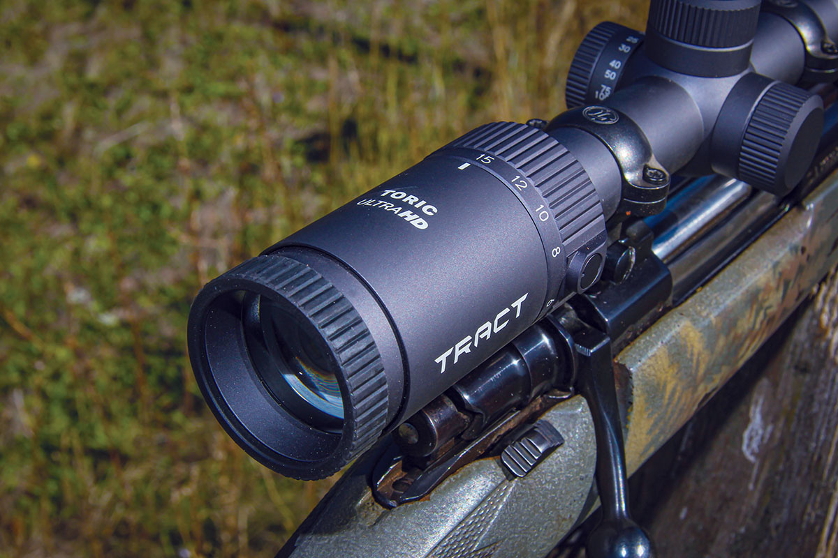 Patrick uses his 25-’06 Remington for pursuits such as Coues whitetail and pronghorn. The 15x top-end magnification of the Tract TORIC UHD 3-15x 42mm provides long-range confidence.